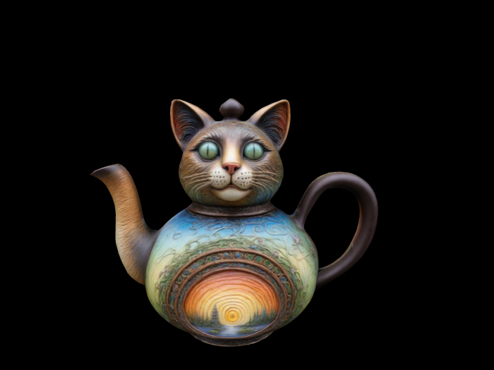 HB: Cat Teapot FuLL PERM