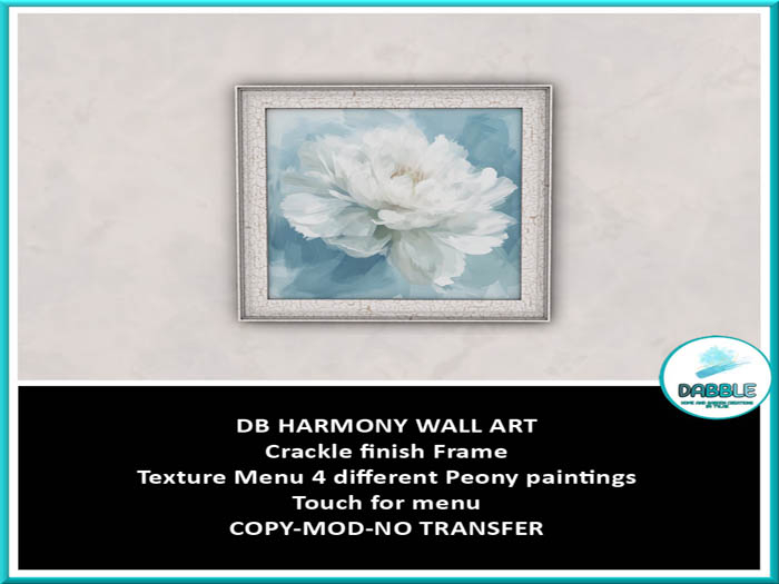 DB HARMONY WALL ART  ADD ME