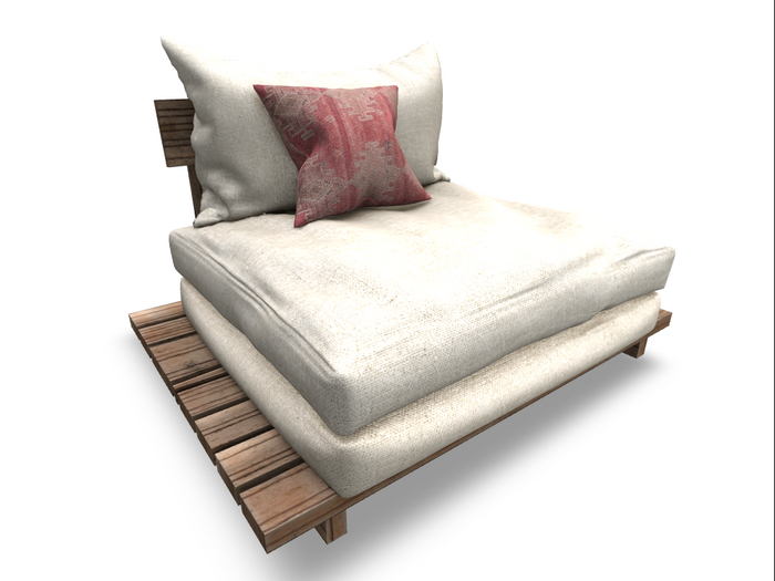 08. CONCEPT} *BONITA. COUCH RED. RARE