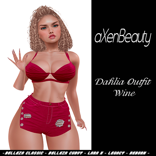 aX: Dahlia Outfit Wine