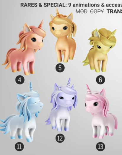SEmotion Libellune Baby Unicorn Companion COMMON 12