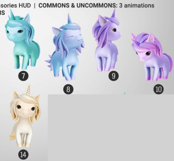 SEmotion Libellune Baby Unicorn Companion COMMON 14