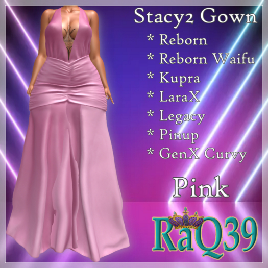 [R39] Stacy2 Gown-Pink