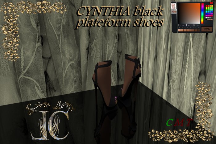 LC shoes-black CYNTHIA