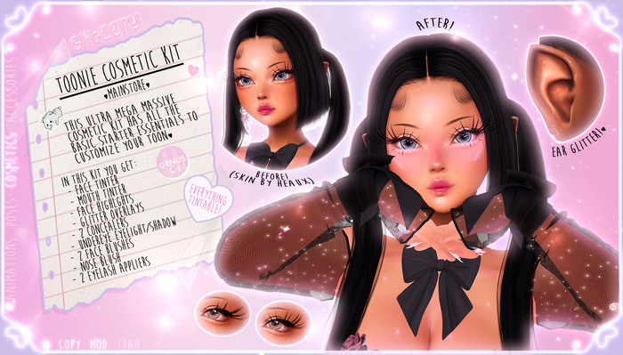 Glitzery ~ Genus Toon Mega Cosmetic Kit