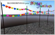 .::MDD::. Colored Flags for Brazillian June's Party (COPY & MOD). São João´s Party Flag