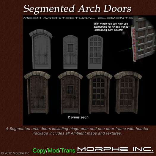 Segmented arch Doors (package)
