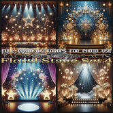 (JT) Floral Stage Set 4  