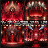 (JT) Gothic Red Stage Set 1  
