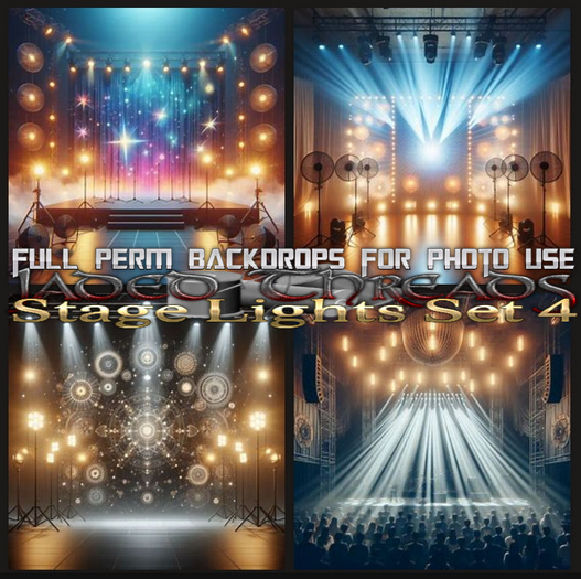 (JT) Stage Lights Set 4 