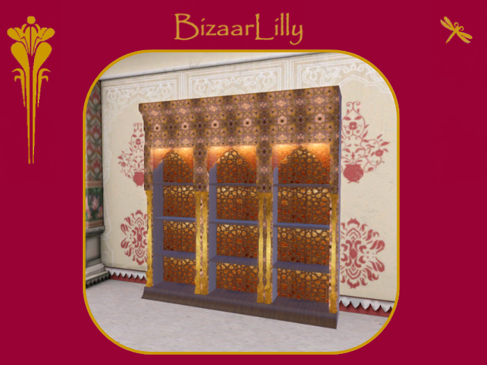 Arabica Bookcase ~ Zanzebar Flower