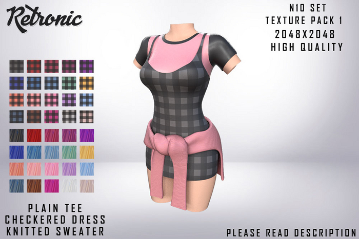 [RETRONIC] N10 Set Full Perm Texture Pack 1 - 2048)