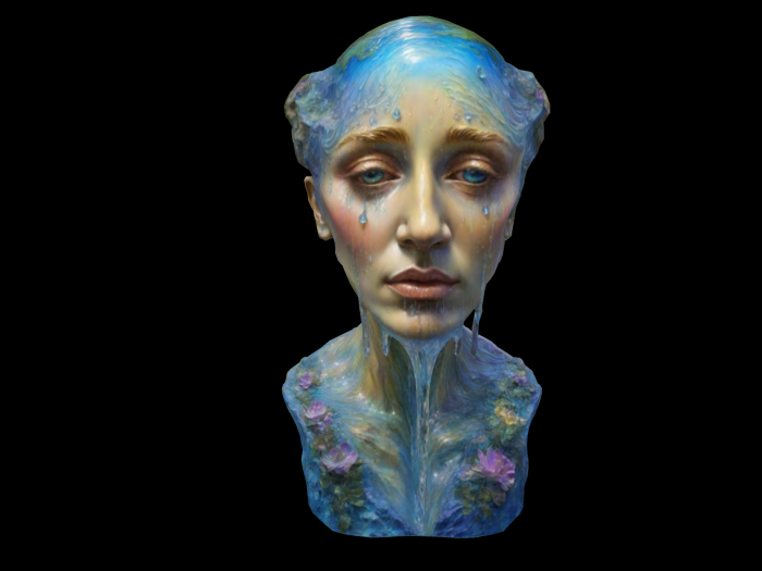 HB: When the Earth Cries Bust Statue FuLL PERM