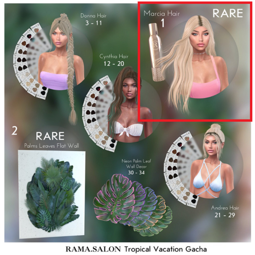 RAMA.SALON - Marcia Hair 'EXCLUSIVE' Rezz Me RARE