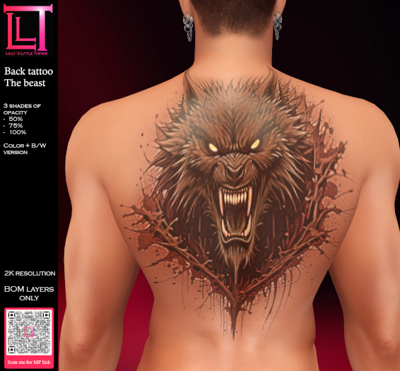 Backt tattoo the beast *LLT*