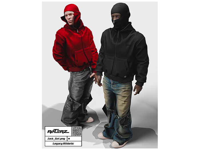 [R8TERZ] Zack Set Open Balaclava FP