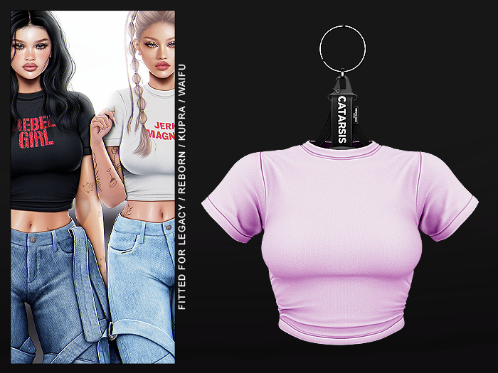 "CATARSIS" CHopstix Top - LILA