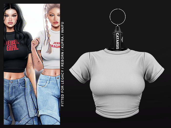 "CATARSIS" CHopstix Top - GRIS