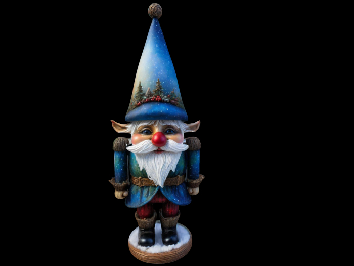 HB: Winter Gnome Nutcracker FuLL PERM