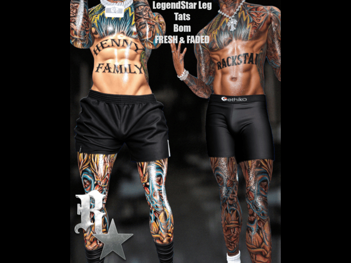 LegendStar Leg Tats 