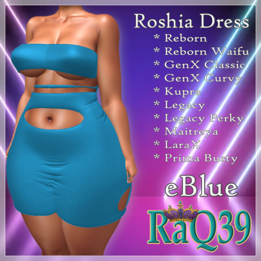 [R39] Roshia Dress-eBlue
