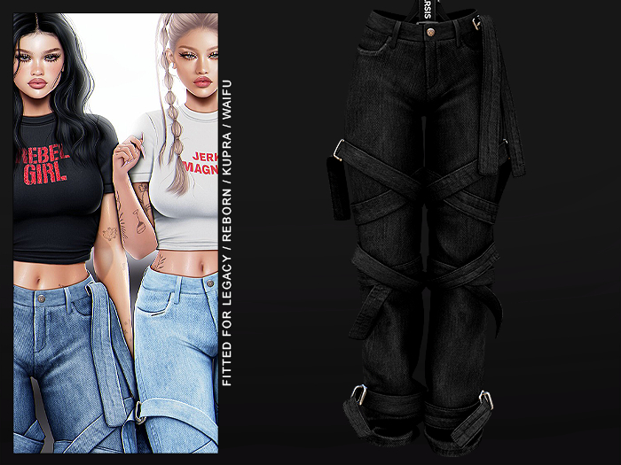 "CATARSIS" CHopstix Jeans - DENIM V10