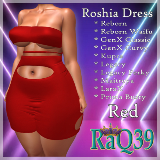 [R39] Roshia Dress-Red