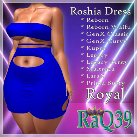 [R39] Roshia Dress-Royal