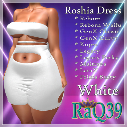 [R39] Roshia Dress-White