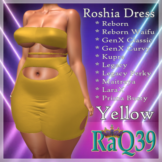 [R39] Roshia Dress-Yellow