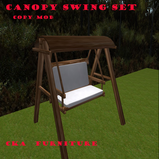 Canopy swing set  boxed 6.02.11