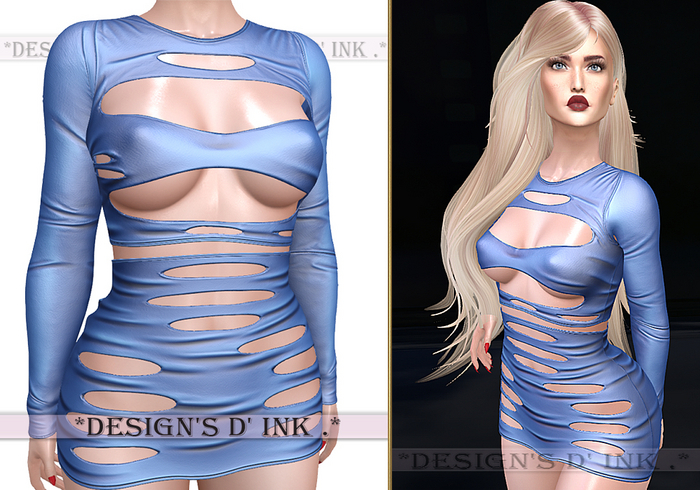 Ferry Dress Indel Blue