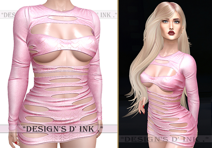 Ferry Dress Pink Lace