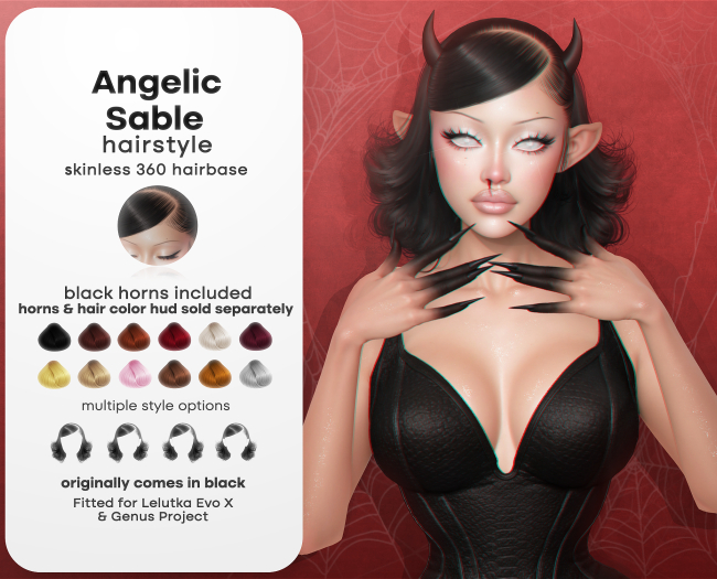 Angelic - "Sable" Hairstyle