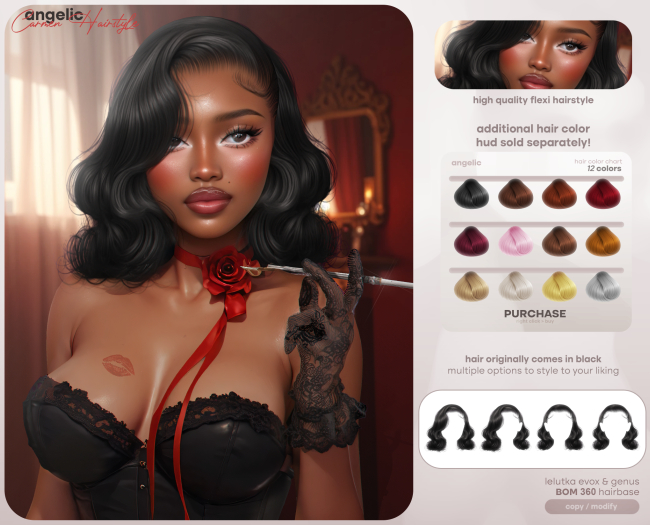Angelic - "Carmen" Hairstyle