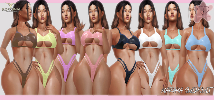 MUNECA MARAYA SWIMSUIT LAVENDER ROSE
