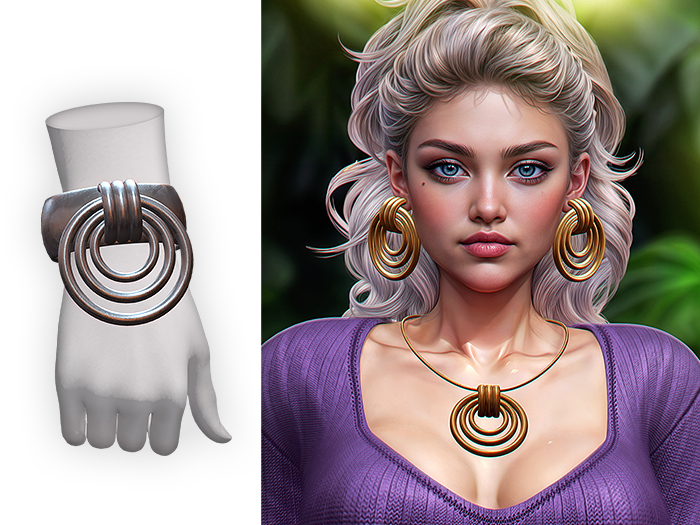 BONNICCI - Monique Bangle (Silver)