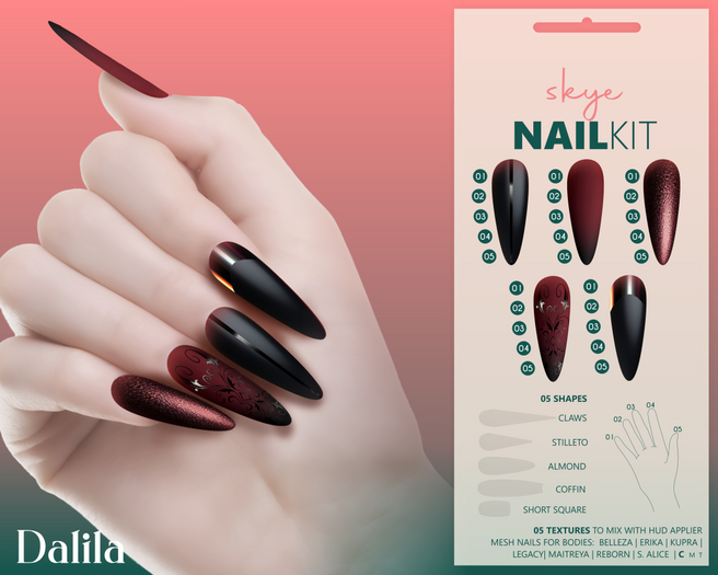 Dalila Skye Nail Kit FATPACK
