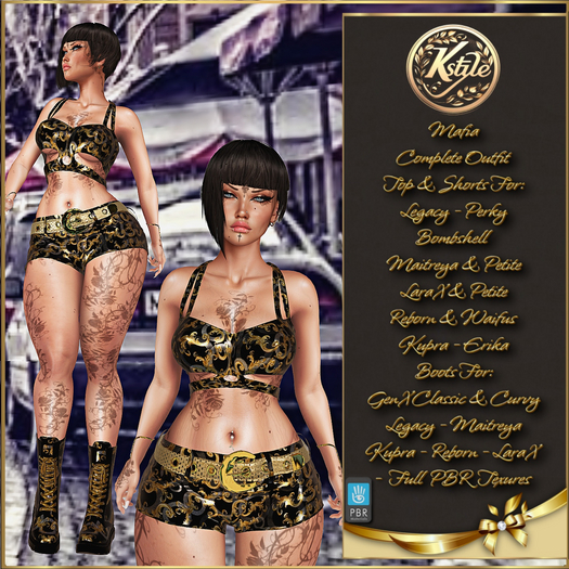 [K-Style] MAFIA COMPLETE PBR OUTFIT #4
