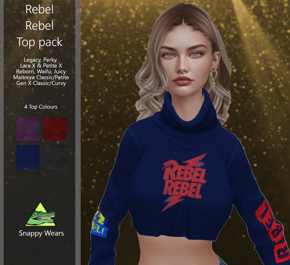Snappy // Rebel Rebel Top