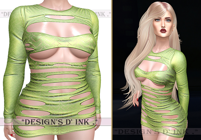 Ferry Dress Spring Green Lace