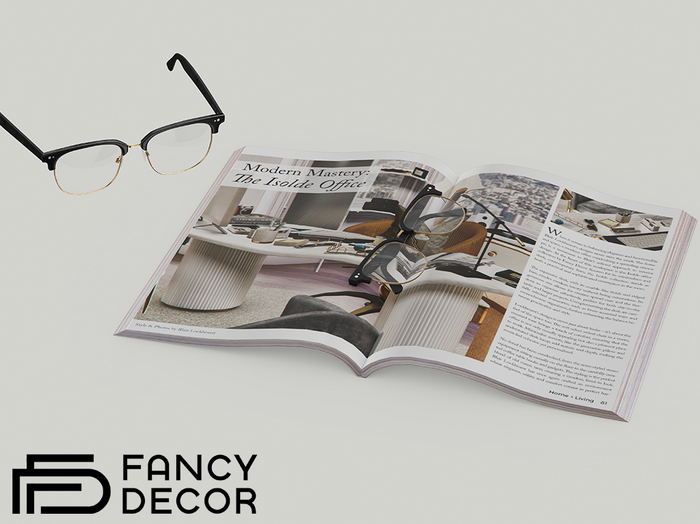 Fancy Decor: Alarie Magazine & Glasses