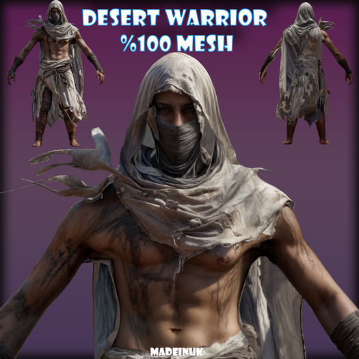MADEINUK- Desert Warrior - Mesh Avatar