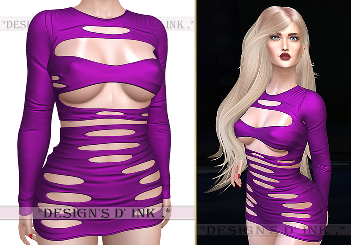 Ferry Dress True Purple