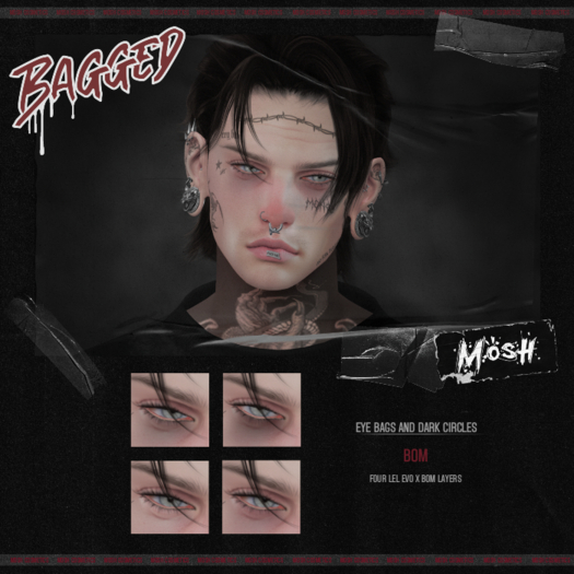 [MOSH] Bagged BOM Eye bags & Blush