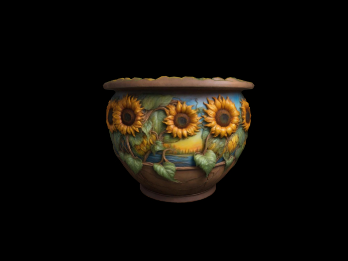 HB: Sunflower Planter Pot FuLL PERM