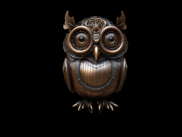 HB: Steampunk Owl FuLL PERM