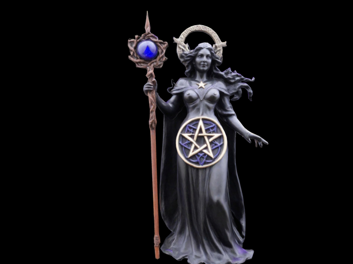 HB: Wiccan Pentacle Statue FuLL PERM