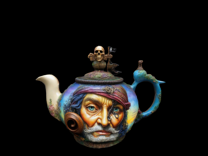 HB: Pirate Teapot FuLL PERM
