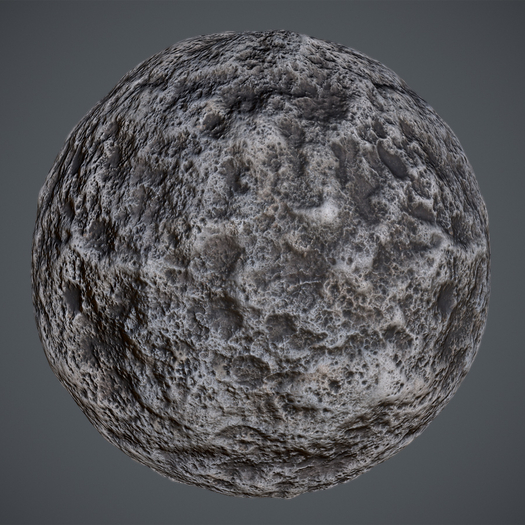 KCR Creations  cratered-rock-full perm pbr